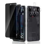 Liilaa Protector de Pantalla de Privacidad para Nothing phone 3, 2 Piezas Antiespia Cristal Vidrio Templado y 2 Piezas Protectore Cámara, Sin Burbujas alta Sensibilidad