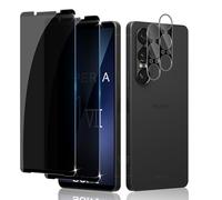 Liilaa Protector de Pantalla de Privacidad para Sony Xperia 1 VII, 2 Piezas Anti Espía Protector Pantalla y 2 Piezas Protectores de Lente de Cámara, 9H Dureza Anti Spy Vidrio Templado