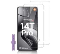 Liilaa Protector de Pantalla Hidrogel para Xiaomi 14T / 14 T Pro, 2 Piezas Película de Hidrogel Flexible HD, Sin Burbujas alta Sensibilidad, Compatible Huellas Dactilares ID