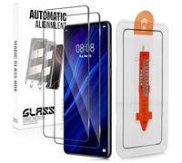LiiLaa Protector de pantalla para Huawei P30 de cristal templado, [instalación automática] [pantalla completa] dureza 9H, cristal templado, resistente a los arañazos, antihuellas dactilares, 2