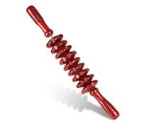 Liitrton Rodillo de masaje manual de fascia de madera puntos de activación para liberar celulitis dolor muscular voladura (rojo)