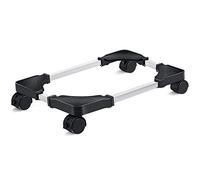 Liitrton Soporte de CPU móvil Ajustable para computadora con 4 Ruedas giratorias para la mayoría de PC (Negro)