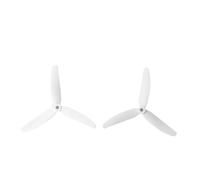 LiiZZi Hélice 5040 de 5 Pulgadas, Fibra Vidrio y Nailon Reforzado, en Sentido horario antihorario, Apta for dron cuadricóptero ZMR250 QAV250, 4 Pares/8 Unidades(5040 White)