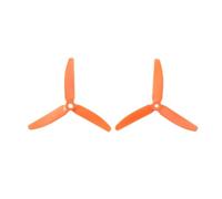 LiiZZi Hélice 5040 de 5 Pulgadas, Fibra Vidrio y Nailon Reforzado, en Sentido horario antihorario, Apta for dron cuadricóptero ZMR250 QAV250, 4 Pares/8 Unidades(5040 Orange)