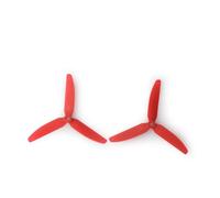 LiiZZi Hélice 5040 de 5 Pulgadas, Fibra Vidrio y Nailon Reforzado, en Sentido horario antihorario, Apta for dron cuadricóptero ZMR250 QAV250, 4 Pares/8 Unidades(5040 Red)