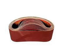 Lija 10 bandas abrasivas de 610 x 100 mm for pulir metales, grano 40-1000, ideales for lijar madera, metal y pintura(80)