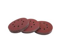 Lija， 50 Uds discos de lijado papel lija adhesivo gancho y bucle LIJADORA Orbital aleatoria 5 pulgadas 8 agujeros hojas abrasivas 60-2000 granos(80 Grits)