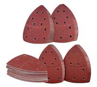 Lija para Muebles de Madera - Discos de Lijado | Lijas Triangulares 11 Agujeros para Madera Metal Proyectos Manuales Renovación