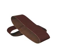 Lija - recambio banda de 100x914 mm, grano 80, paquete de 3 piezas, ideal para acabados en madera y metal, ofrece alta durabilidad.