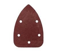 Lija recambio - lija delta de 140x100 mm con agujero, grano 240, pack de 10 piezas, ideal para acabados finos en superficies.