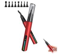 Lijadora alternativa Mini lijadora, pluma de microlijado eléctrica portátil recargable por USB con cabezal de lijado de 8 piezas y papel de lija autoadhesivo, lijadora pequeña