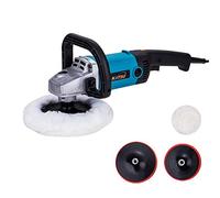 Lijadora angular, afiladora y pulidora con velocidad variable y capucha de lana para coches, caravanas y camiones 100317