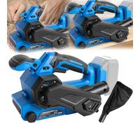 Lijadora Banda, Inalámbrica Para Lijadora Banda Sin Escobillas Para Makita 18V Inalámbrica 6 Velocidades Variables Herramienta Pulido Con Bolsa Para El Polvo Para Madera Metal (Batería No Incluida)