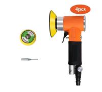 Lijadora de aire Mini pulidora, herramientas neumáticas de 2 "/3", juego de máquina rectificadora, herramienta de aire for abrillantado for coche en varias superficies(E-4pcs)