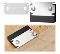 Lijadora de cantos de madera, mini cepilladora, cortador de cantos, con 1 cuchilla de repuesto para madera, PVC ABS, carpintería, antideslizante, cepilladora con una mano, color negro