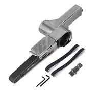 Lijadora de correa neumática de 2 pulgadas, máquina de lijado en miniatura con ángulo ajustable y interruptor telescópico, KP-698 para pulir madera, metal y plástico, abrasivo de (Estilo de la UE)