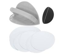 Lijadora de detalles de mano, autoadhesiva, antideslizante, multifuncional, herramienta de lijado en ángulo semicircular para madera, metal, pintura, manualidades, pared, muebles del hogar, acabado