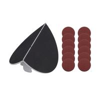 Lijadora de esquina para paneles de yeso, lijadora manual de esquinas con mango antideslizante Discos de lijado de gancho y bucle de 9 pulgadas para limpieza y pulido de paredes