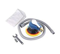 Lijadora de Palma Orbital Aleatoria de Aire, Herramienta Neumática de Almohadilla de 6 Pulgadas y 150mm con Manguera de Recolección de Polvo, Diseño Liviano Resistente, 1 ud.