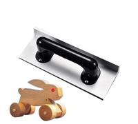 Lijadora de pared, lijadora de bloque de ángulo recto sólida para paneles de yeso, bloques de lijado autoadhesivos, lijadora de mano de agarre cómodo para el hogar, esquina, trabajadores de decoración