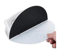 Lijadora de pared seca, lijadora de pared, lijadora de esquina, lijadora manual para paneles de yeso, herramienta multifuncional de papel de lija de ángulo semicircular, herramienta de lijado