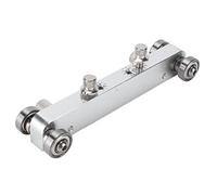Lijadora de Tuercas de Guitarra, Aleación de Aluminio, Lijadora de Tuercas de Guitarra, Silla de Puente Ajustable, Herramienta de Lijado, Herramienta Luthier Para Accesorios de Bajo(plata)
