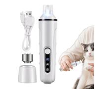 Lijadora De Uñas Para Mascotas | Lijadora Eléctrica Con Luz LED | Cortador De Uñas Eléctrico Para Perro Recargable Con Cabeza De Reemplazo,para Cachorros Pequeñas Razas Grandes Pequeñas Medianas