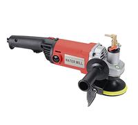 Lijadora eléctrica húmeda para cuchillos, lijadora de piedra, 1400 W, con juego de superficie de diamante, pulidora húmeda para granito y mármol, regulación de velocidad continua