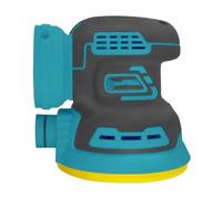 Lijadora eléctrica Orbital aleatoria de disco sin escobillas, pulidora, máquina lijado 3 velocidades, Compatible con batería Makita 18V
