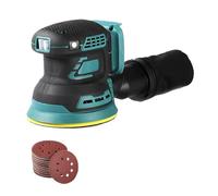 Lijadora Eléctrica Sin Escobillas De 125mm, Amoladora Madera Orbital Aleatoria, Pulidora, 3 Velocidades For Batería Excelente Rendimiento De Lijado(1PC 4000mAh Battery)