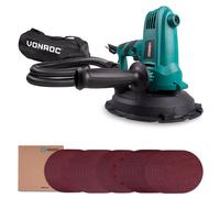 Lijadora excéntrica de 750W - 180mm | Incl. bolsa de polvo y 33pcs. de papel de lija