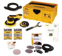 Lijadora Excéntrica Mirka Deros 5650CV Set + 50 Abranet Sch Funda & Roundy-Kit T