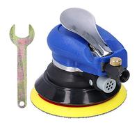 Lijadora Neumática 9000 RPM |Pulidora neumática con velocidad ajustable |Lijadora de Aleación de Zinc para Madera/Metal/Fibra de Vidrio |Disco de 5 pulgadas, entrada neumática de