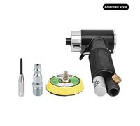 Lijadora Neumática de 2 Pulgadas, Kit Pulidora Orbital, 12000rpm, 0.6-0.8MPA - Diseño Codo Concéntrico, Alta Precisión, Ideal para Ángulos y Espacios Reducidos (Style américain.)