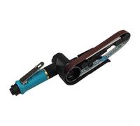 Lijadora neumática de banda neumática de 20 x 520 mm, velocidad de 16000 rpm con mango giratorio y estructura de correa presurizada para aplicaciones de molienda y pulido