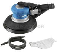 Fervi 460-0 Ro Torbitale Neumática Sander, 150 Mm, Cian/Negro