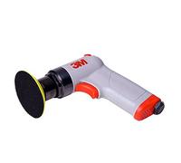 Lijadora orbital al azar 3M, lijadora compacta para carrocería, empuñadura de pistola, 3 pulgadas x 1/8 pulgadas de diámetro Orbit - Pneumatic - Almohadilla de gancho y bucle