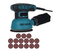 Lijadora Orbital Aleatoria De 5 Pulgadas, 15 Uds. Papel Lija, 12000RPM, Máquina 6 Velocidades Variables, Sistema Recolección Polvo Alto Rendimiento Excelente Rendimiento De Lijado