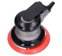 Lijadora Orbital Aleatoria de Aire, Profesional Ajustable 12000rpm 4.92in Palm Sander Regulación de Velocidad Continua, Lijadora de Palma Neumática para la Eliminación de óxido de Pulido de Madera