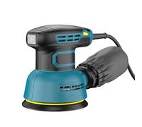 Lijadora Orbital Aleatoria Eléctrica De 6 Velocidades Y 5 Pulgadas Con Caja De Polvo Y Disco De Lijado Compatibilidad Para Trabajos De Pulido De Precisión Lijadora Excéntrica Para Pulido De Metales Y