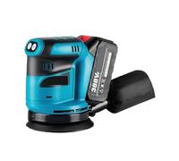 Lijadora Orbital Eléctrica De 12000 RPM Y 125 Mm, Ajustable, Inalámbrica, Recargable, Pulidora For Batería 18 V Excelente Rendimiento De Lijado(1 Battery)