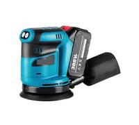 Lijadora Orbital Eléctrica De 125mm, Máquina Pulidora Recargable Inalámbrica Ajustable 3 Velocidades Excelente Rendimiento De Lijado(1 Battery)