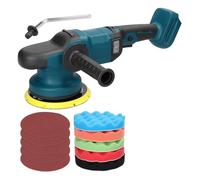 Lijadora Orbital Inalámbrica Con Motor Sin Escobillas De 150 Mm, Herramienta For Pulir Madera, Pulidora Eléctrica For Automóviles, Multifuncional Y Metal Excelente Rendimiento De Lijado