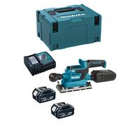 Lijadora Orbital MAKITA DBO380RTJ (2 x 5,0 Ah + DC18RC + MAKPAC 3)