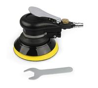 Lijadora Orbital, Weytoll Lijadora Aleatoria de Aire de 6 '' Lijadora de Palma Neumática, 13500 rpm, con Manguera y Bolsa Pulido Lijado para Automóvil Metal Madera Cera Metal Trabajo