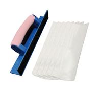 Lijadora para manualidades, lijadora manual autoadhesiva para detalles | Juego portátil ligero con 50 papeles de vidrio para principiantes en trabajos en madera arte muebles domésticos reparación de