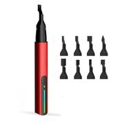 Lijadora pequeña, mini herramienta rotativa inalámbrica, pluma de lijado de carga rápida USB con cabezal de lijado de 8 piezas, pluma pulidora de micro lijado eléctrica for fabricación de modelos Gund