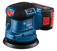 Bosch Professional sistema 18V: lijadora orbital GEX 185-LI (bolsa de polvo, velocidad de rotación sin carga 6.000-10.000 min-1)