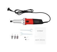 Lijadora recta de 600 W, 27000 rpm, 220 V, máquina pulidora eléctrica recta para joyas, kit con 3 cabezales de lijado y par de escobillas de carbón, lijadora de barra para casa, estudio, proyectos de