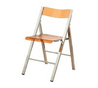 LIJCHGAO Sillas Plegables de acrílico Silla Plegable Transparente Moderna de Lujo Sillas de salón Plegables Conferencia Sillas Ideal para Eventos Fiestas y Catering(Orange)